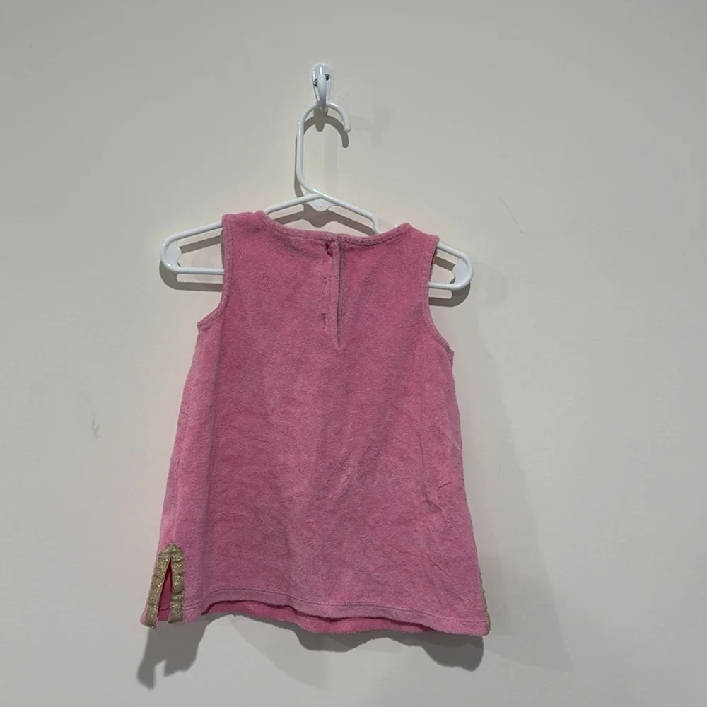 • Janie and Jack • Girls Terrycloth Swim Cover up dress - Pink 12 to 18 Months